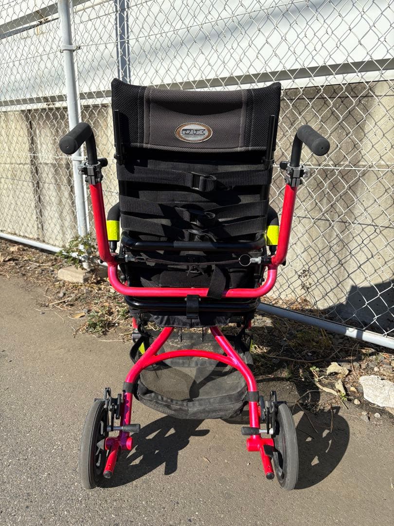 折りたたみ式　子ども用車椅子(オーエックスエンジニアリング　コトン　Mサイズ)