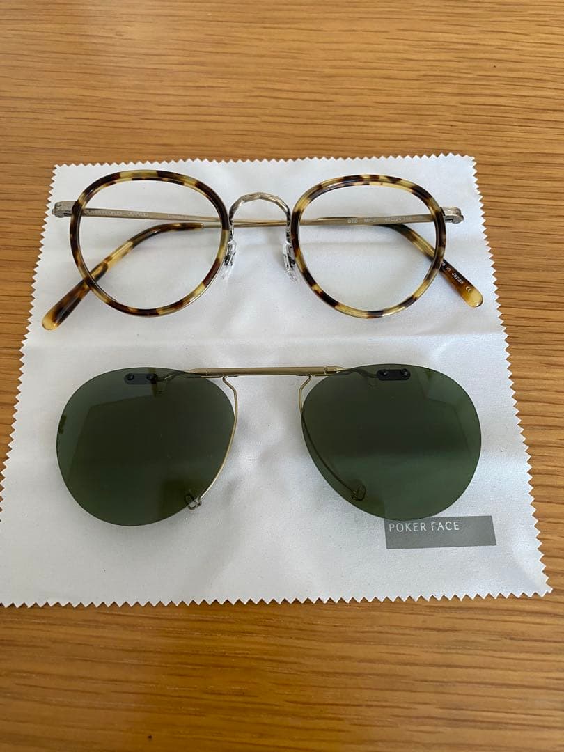 【希少】オリバーピープルズ MP-2雅 日本製 フリップアップセット