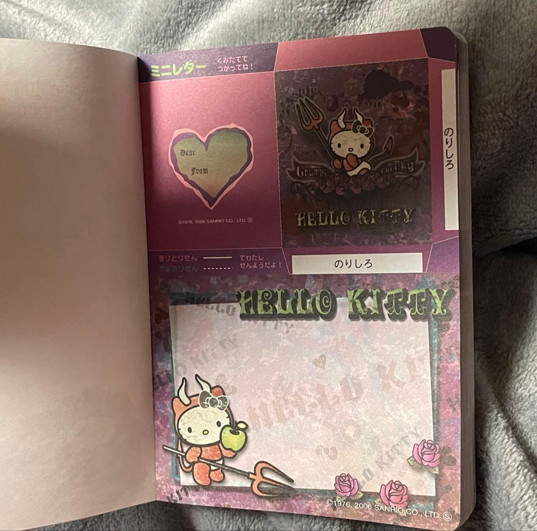 デビル ハローキティ メモ帳 キティちゃん レトロ レア