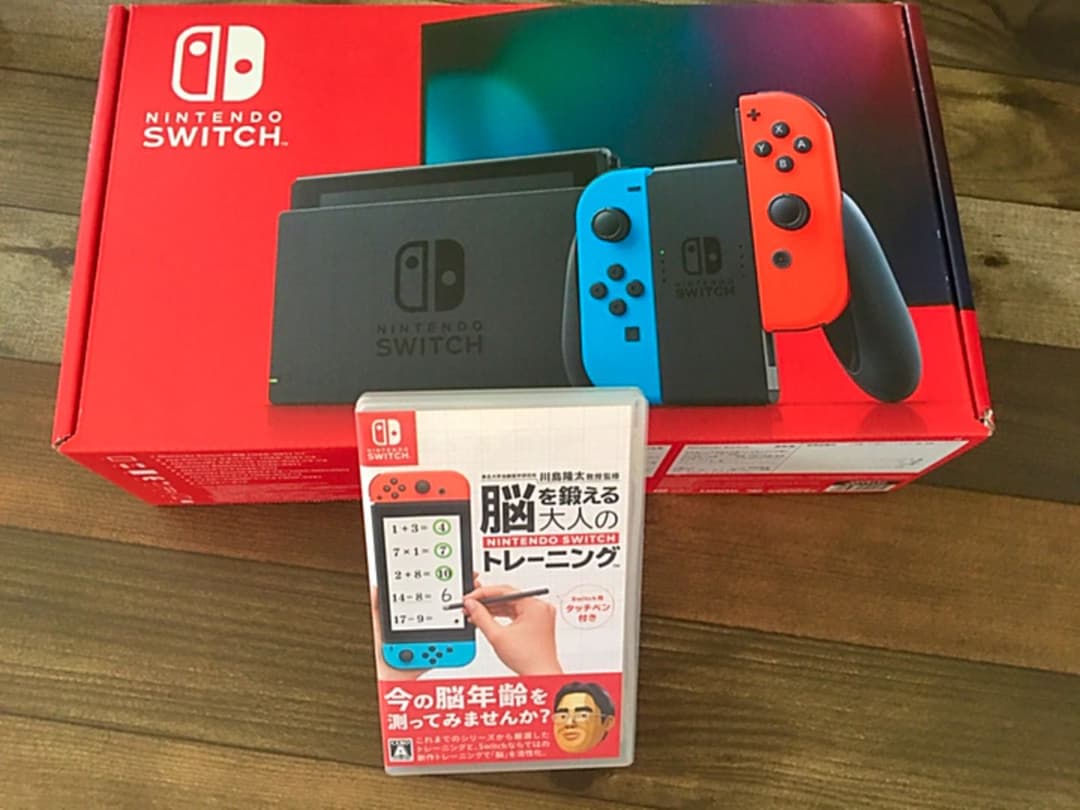 脳トレソフトとセットで。Nintendo Switch
