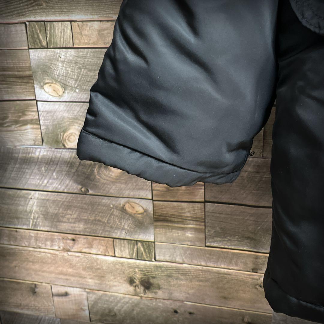 SPIEWAX フライトジャケット N3B ファ ナイロン USA製 ブラック