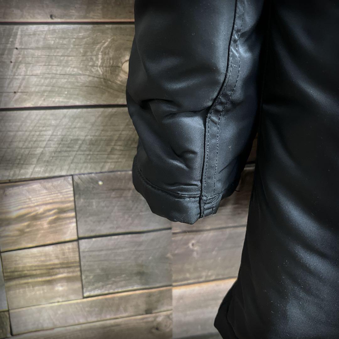 SPIEWAX フライトジャケット N3B ファ ナイロン USA製 ブラック