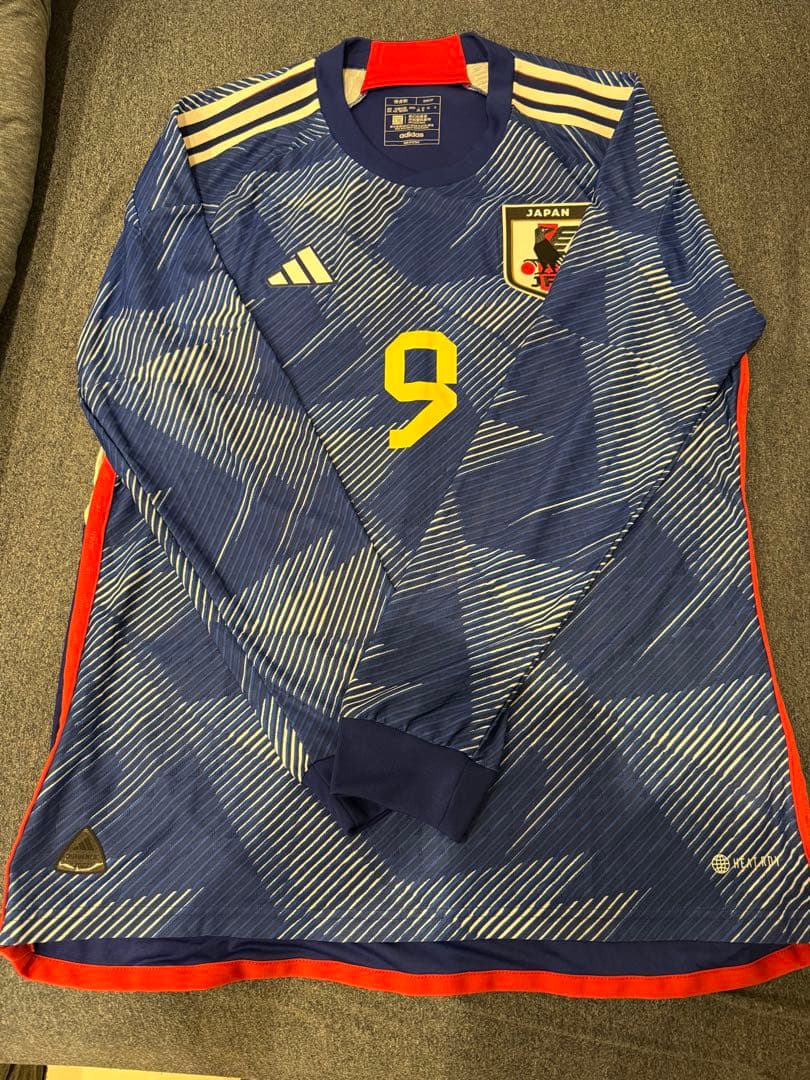 【本人着用品】上田綺世　日本代表 長袖ユニフォーム