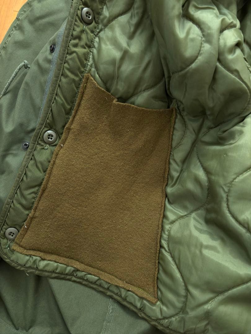 実物 USED米軍 M-65フィッシュテール シェルライナー