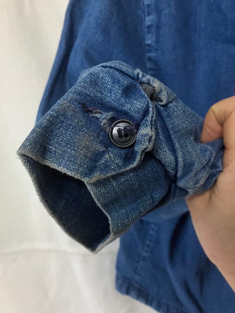 60〜70s ストアブランド デニムジャケット ブランケット付き ヴィンテージ