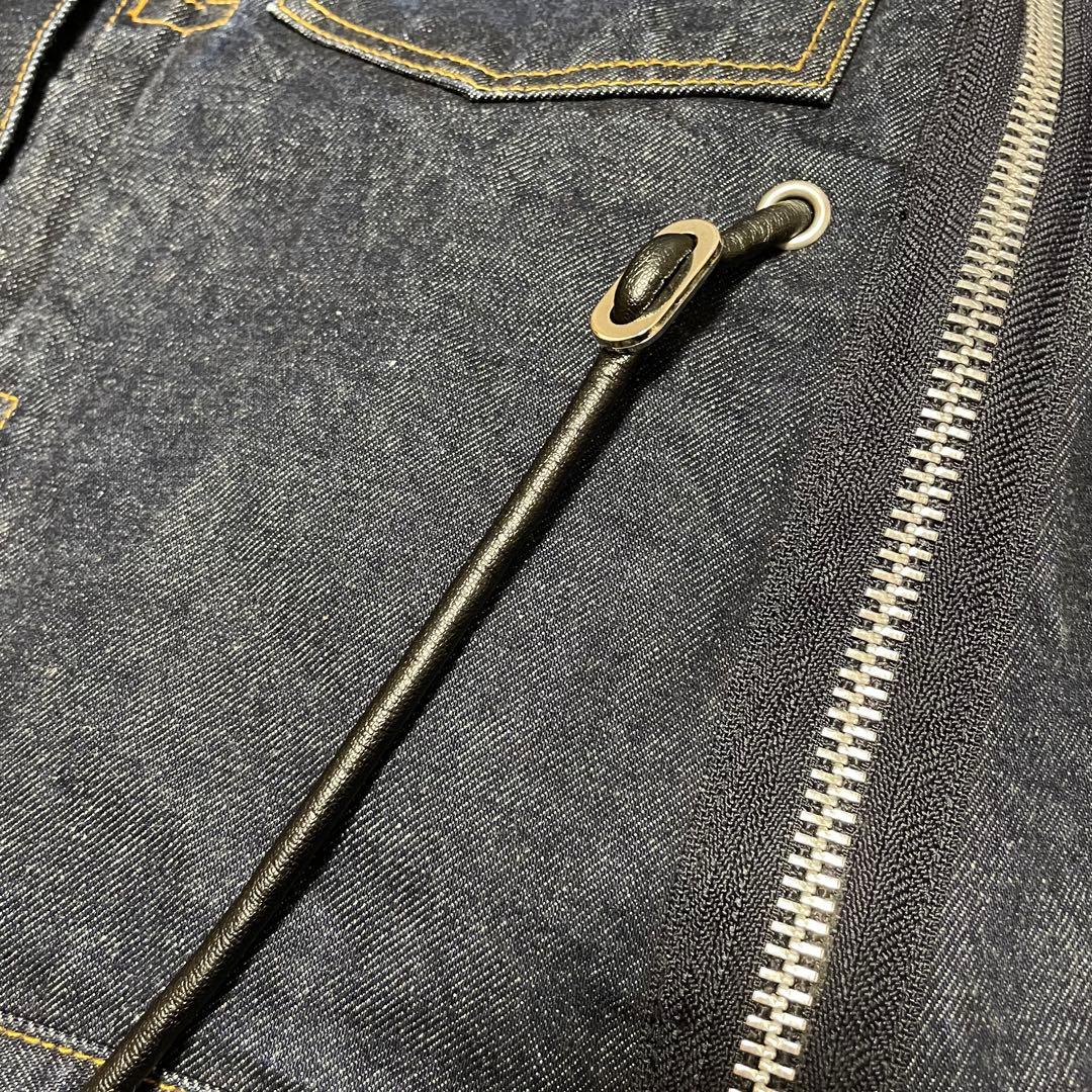 【19AW】sacai ナイロン ドッキング デニムジャケット