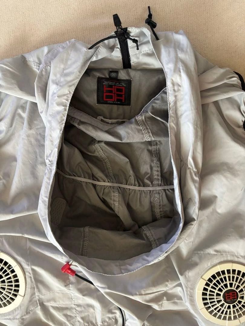 【HOOH】ファン付き空調服ベスト M ポリエステル100% 熱中症対策