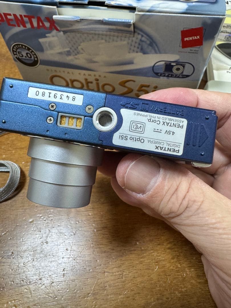【美品＆箱付き】PENTAX Optio S5i オールドコンデジ ペンタックス