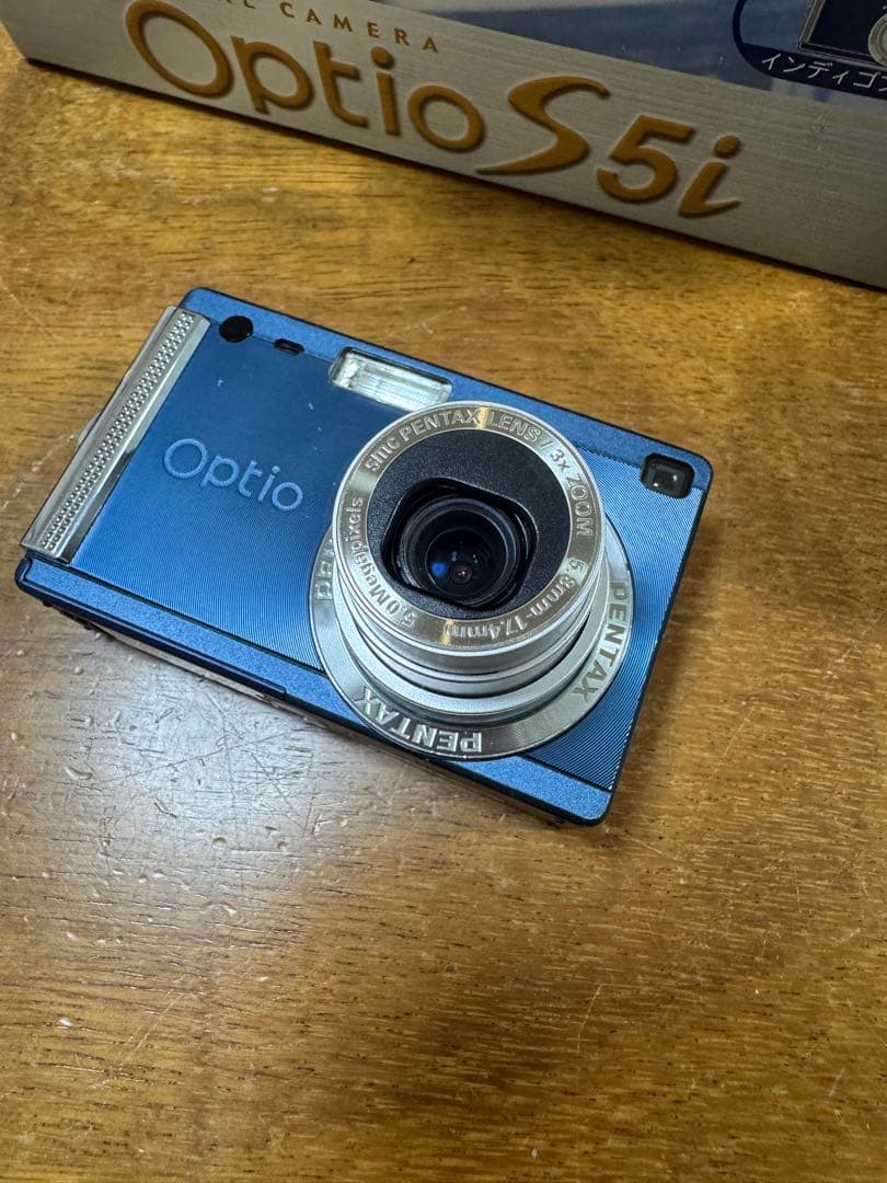 【美品＆箱付き】PENTAX Optio S5i オールドコンデジ ペンタックス
