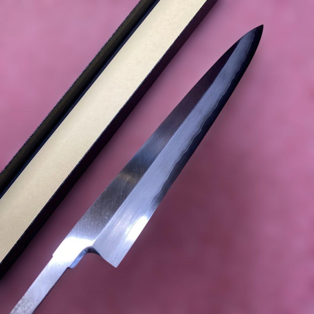 銀三　柳刃包丁　240㎜ 8寸 柄無し