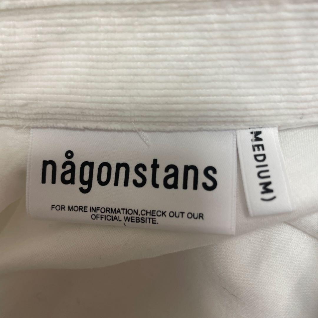 någontstans 24AW egg drape shirt ホワイト