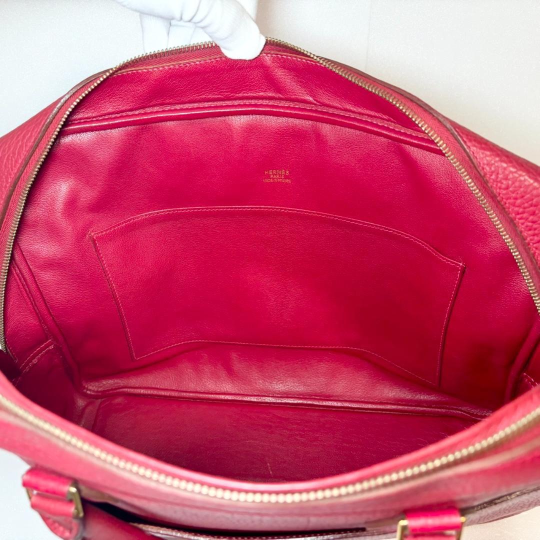 【ランクA】HERMES プリュム ビジネス バッグ □F刻印