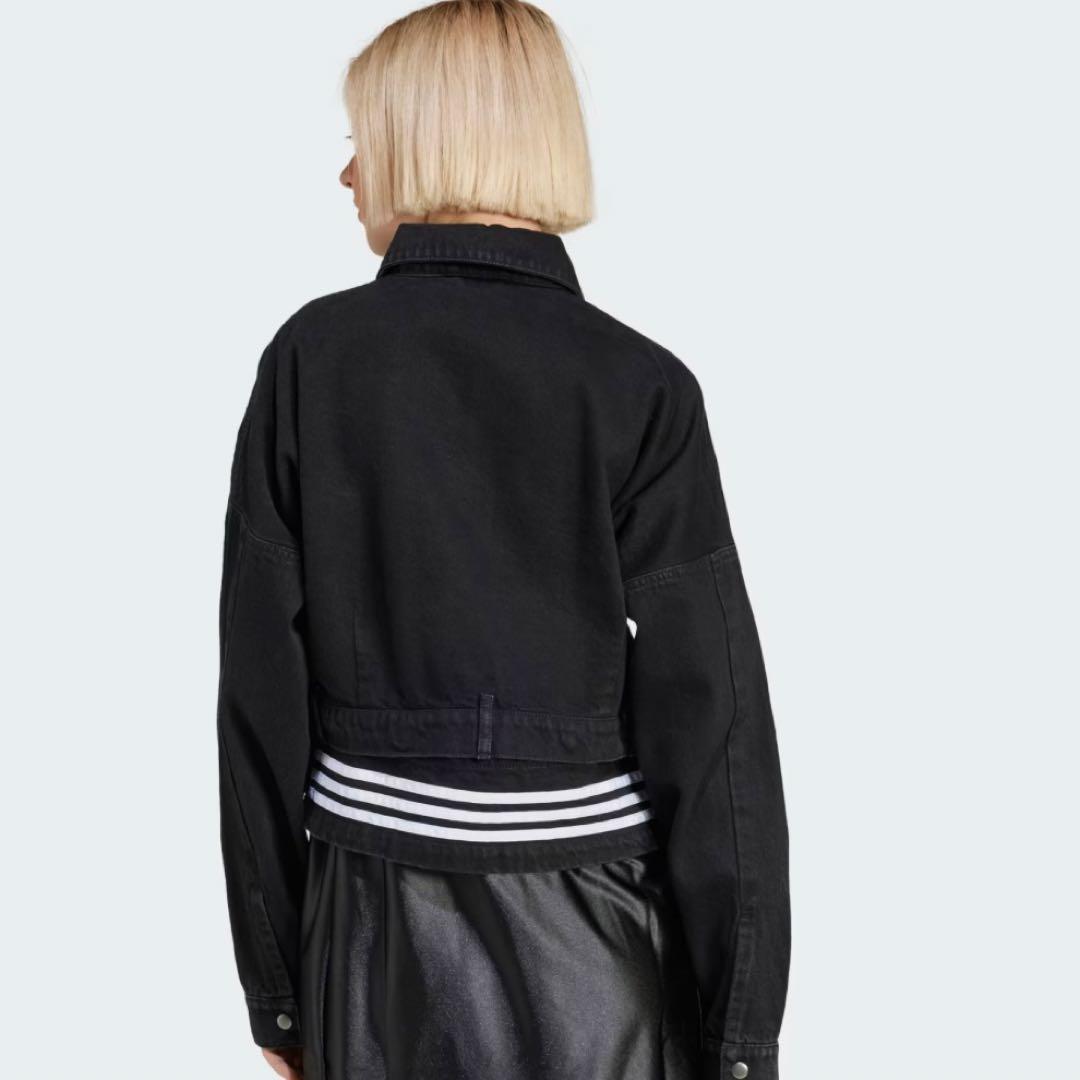 新品3XL⭐️adidasアディブレイク デニム 2-IN-1 トラックトップ 黒