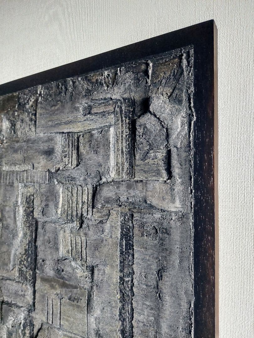 テクスチャーアート★≒73×52×3㎝　　抽象画 現代アート　インテリア