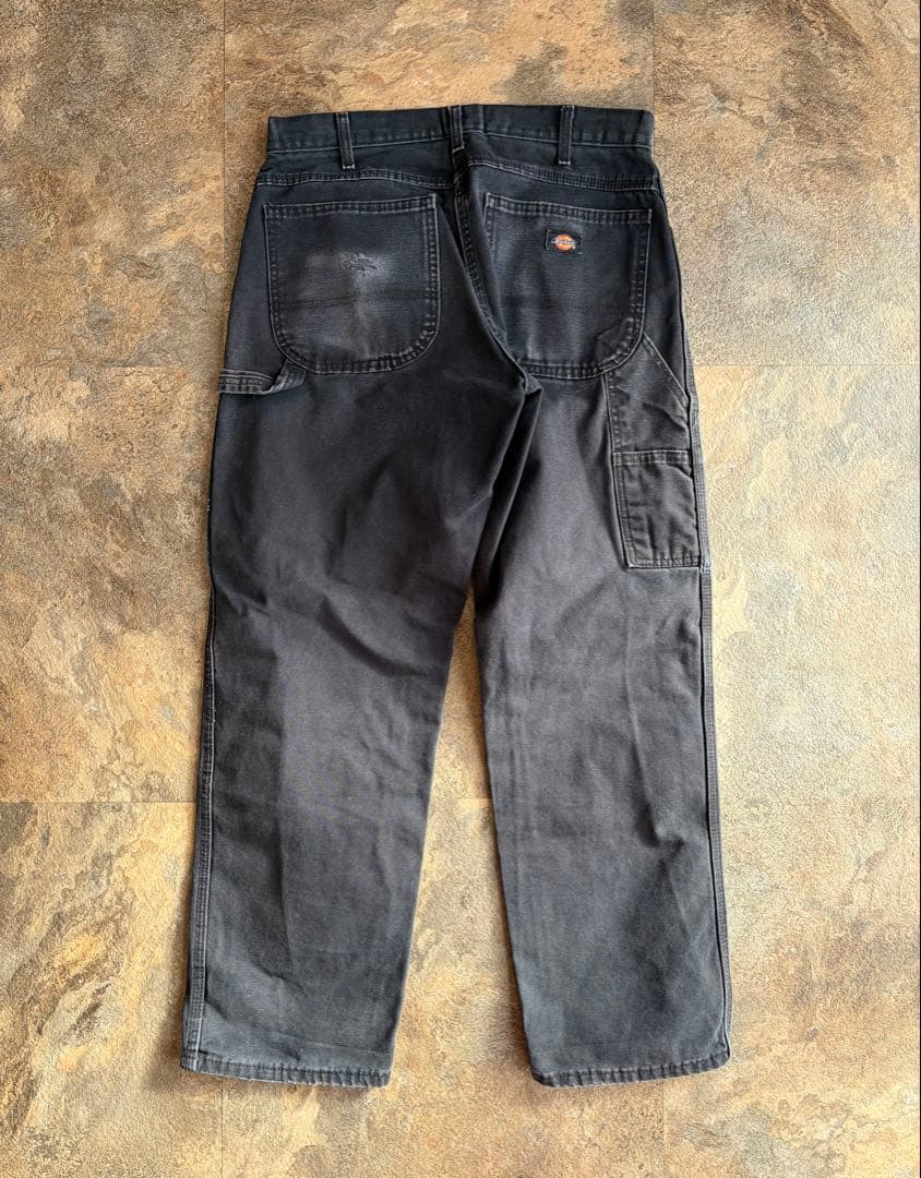 90s Dickies ディッキーズ ダックペインターパンツ ブラックフェード