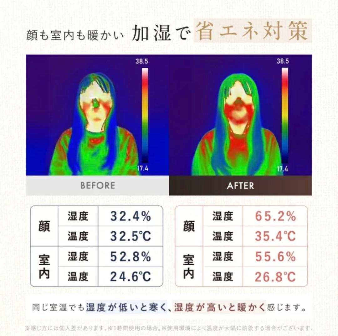 NIPLIFE URURA 加湿器 3L アロマ対応　スチーム式　ガラス加湿器