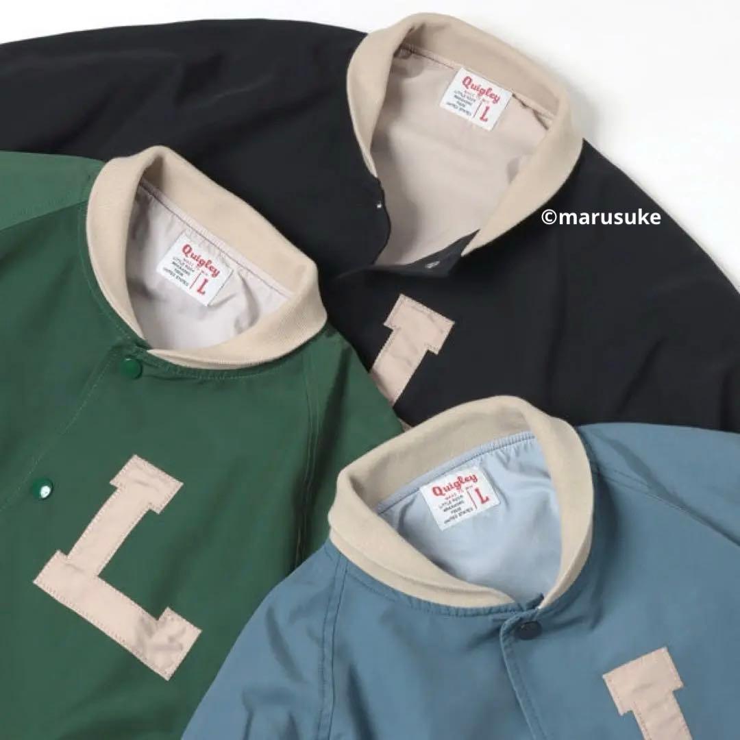 Quigley キグリー　スタジャン　ジャケット　ネイビー　roku