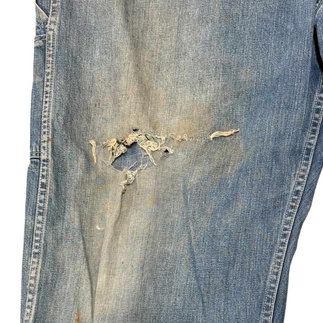 40s PAYDAYオーバーオール W108cm ビンテージ デニム