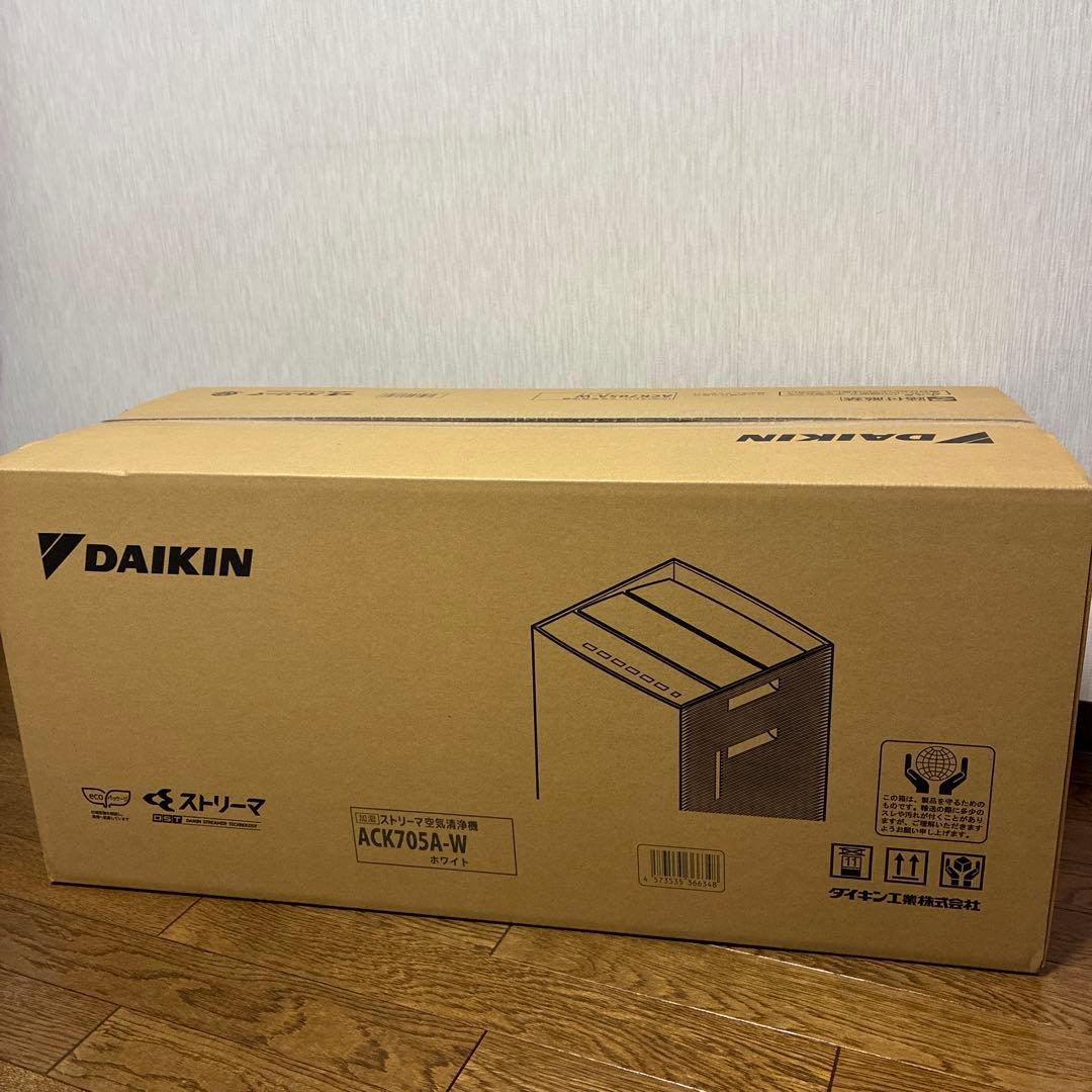 ダイキン　加湿ストリーマ空気清浄機ACK705A-W ホワイト