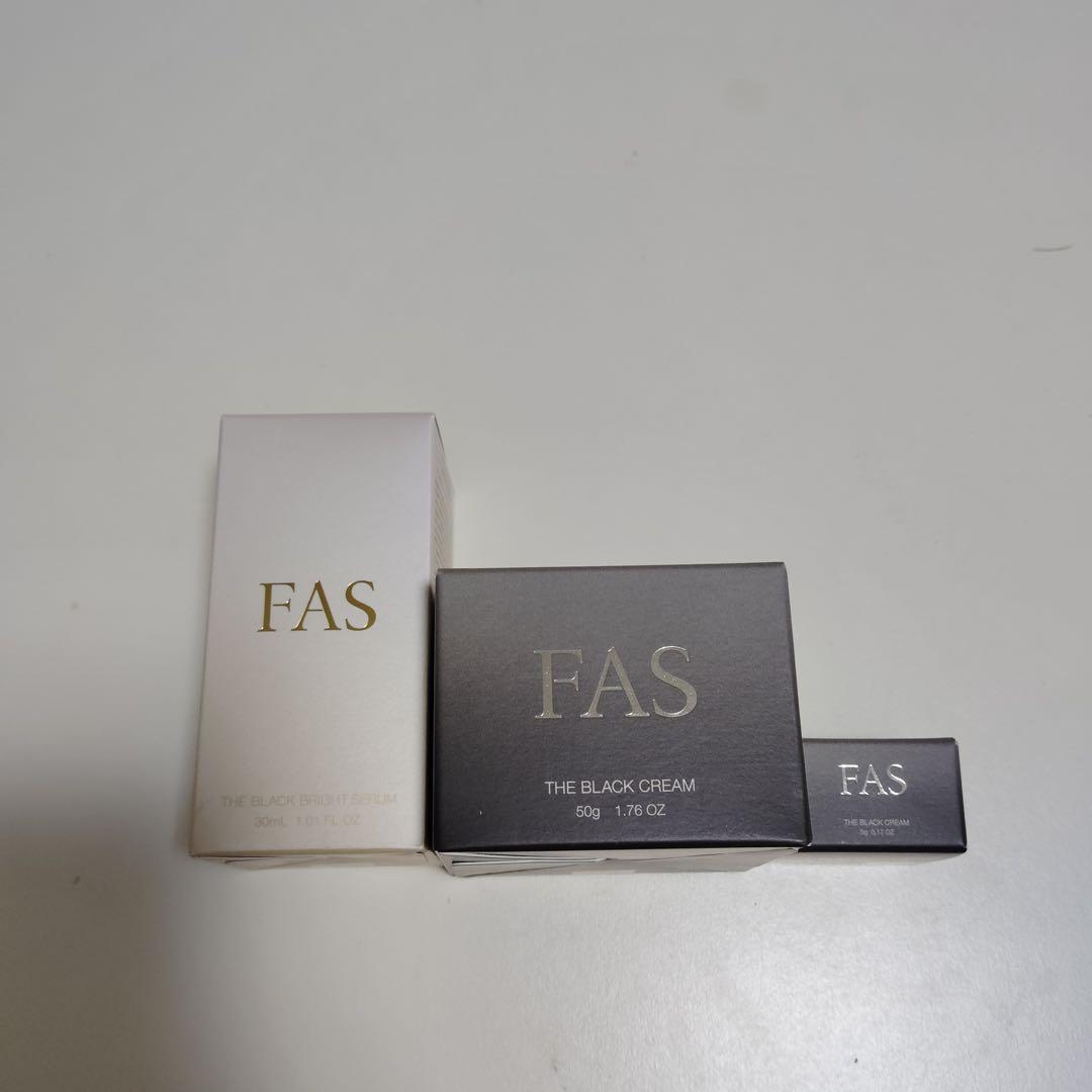 mu5747 FAS ファス ザ ブラック クリーム フェイスクリーム　セット