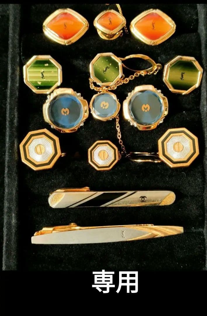 CHANEL YSL dunhill Mila Schön タイピン 6点i70