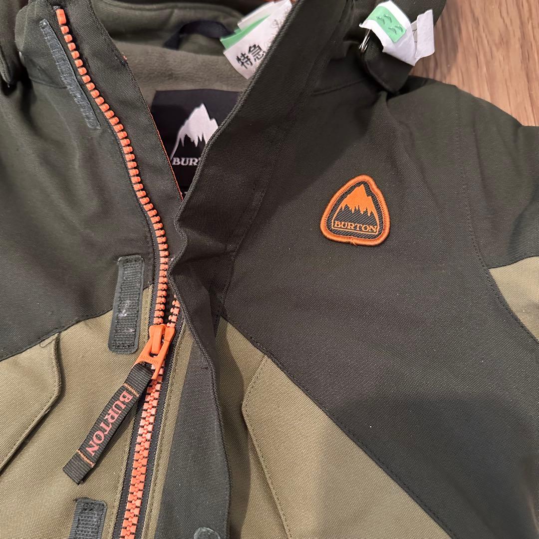 BURTON 子ども用スキーウェア オリーブグリーン