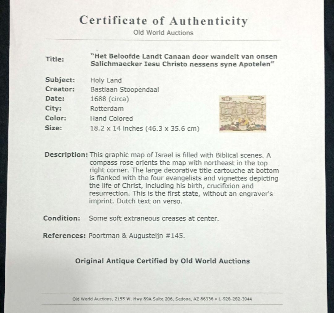 みや　 17世紀　ストペンダール「CANAAN」　イスラエル　聖地　稀少