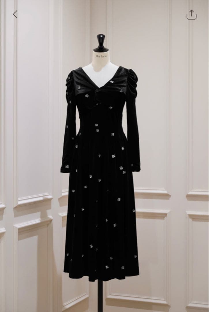 ワンピース Belmont Floral Velour Dress herlipto