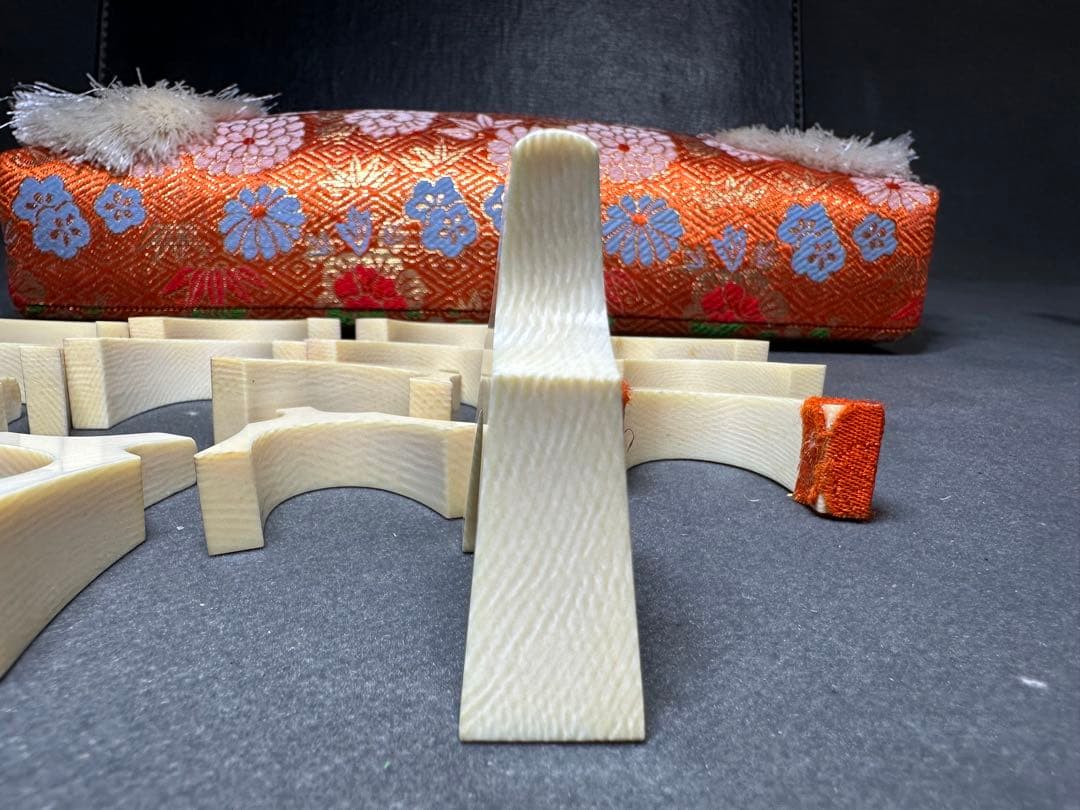 三線　琴柱 筝柱　天然素材 14個セット 和楽器　御琴　和琴 御箏琴柱 琴用