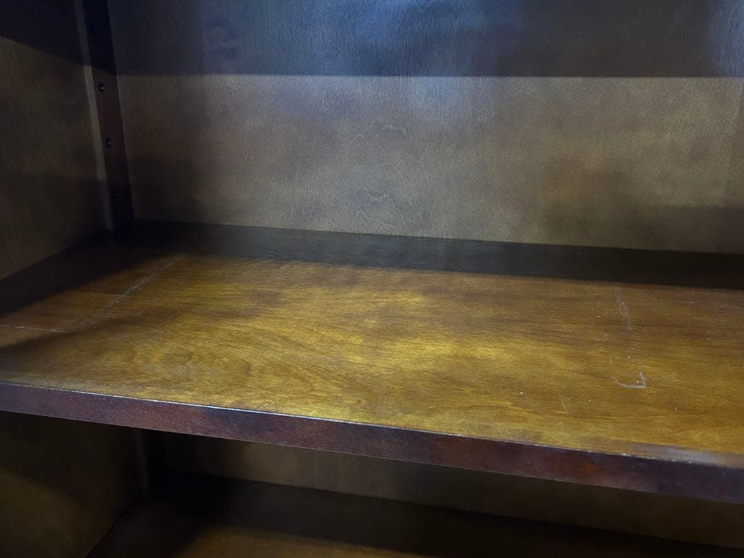 ☆GA234【中古品】 北海道民芸 家具 書棚　幅108cm