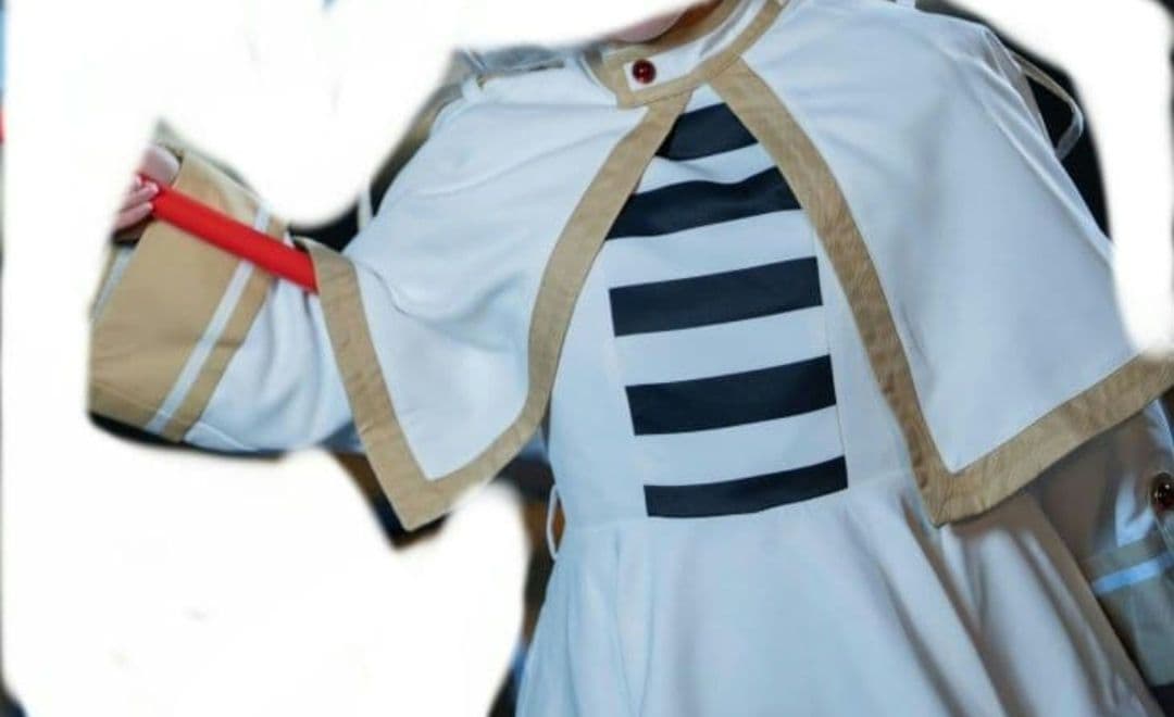 雪花 フリーレン衣装セット、杖、ウィッグ付き