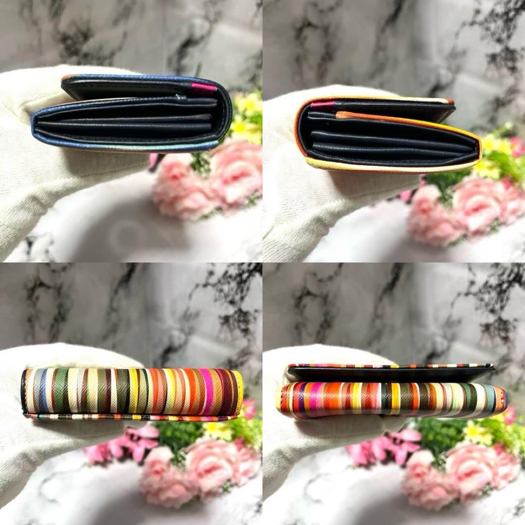 【未使用品】ポールスミス 名刺入れ クロスオーバー マルチカラー カードケース