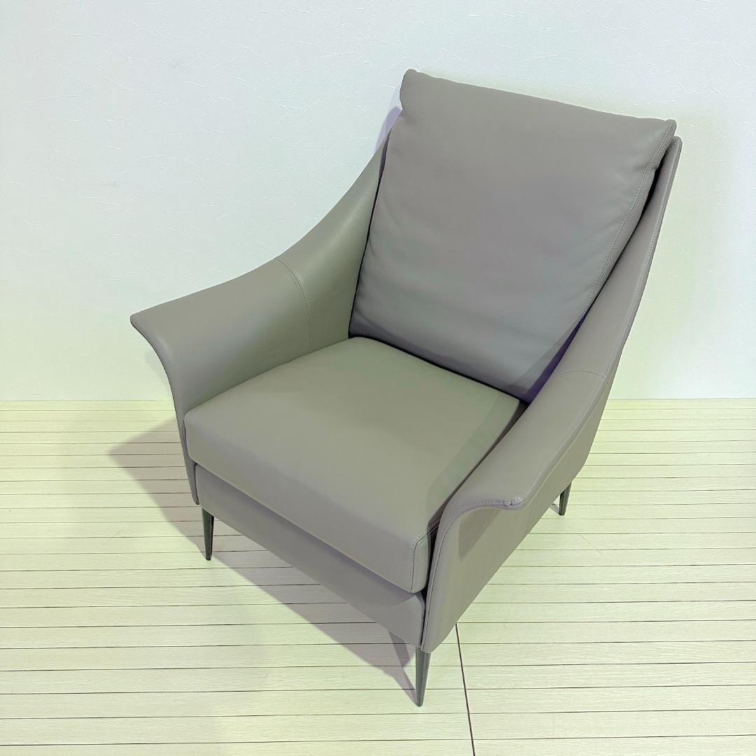 DUVIVIER　デュヴィヴィエ　MERCHIOR　1人掛ソファ　本革　120万