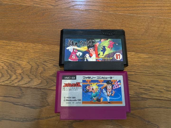 セット組換え相談可　ファミコンソフト　2本　スパルタンX 影の伝説