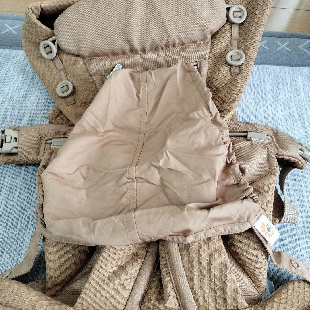 エルゴベビー　オムニブリーズ 抱っこ紐　キャメルブラウン　よだれカバーおまけ付き