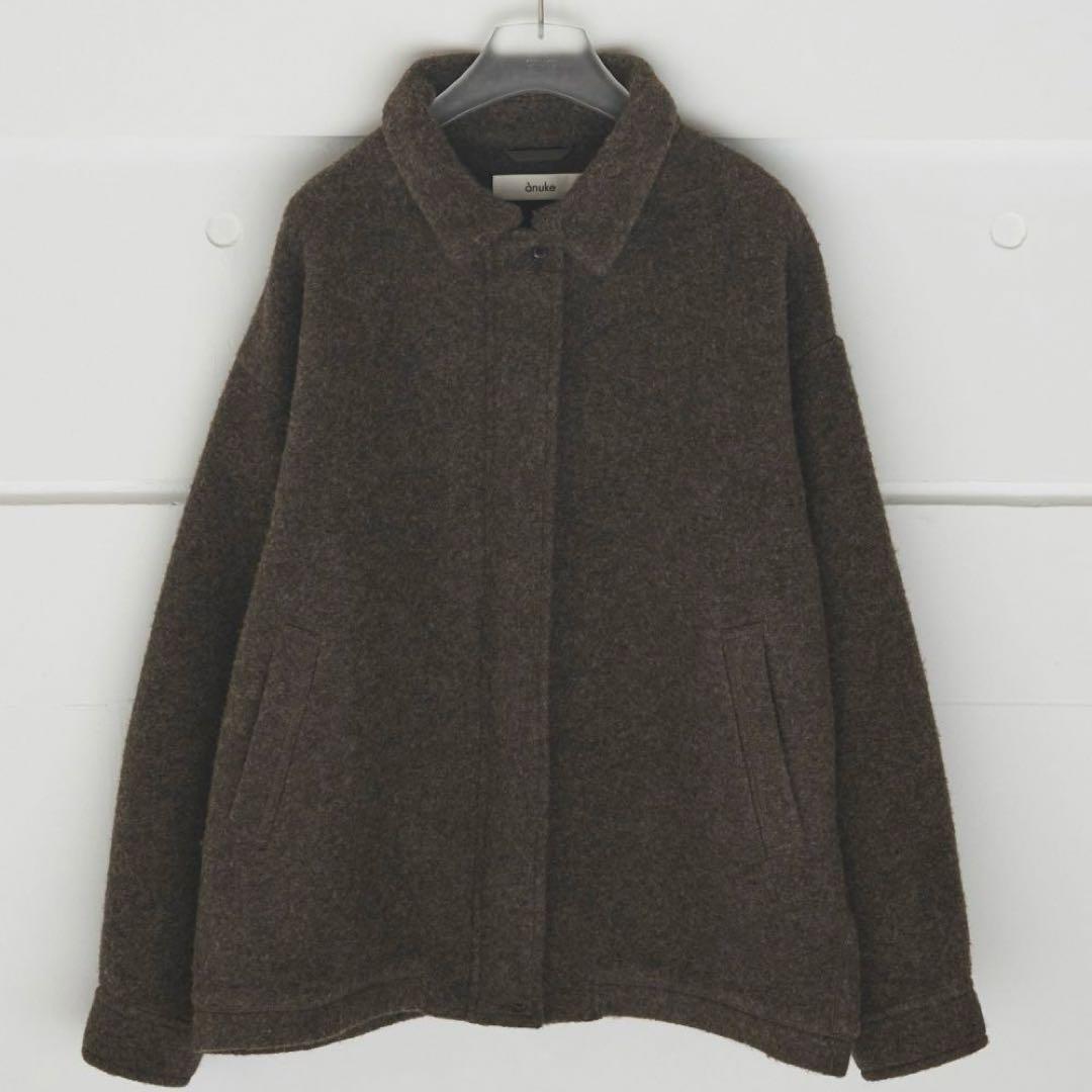 anuke アンヌーク　Sliver Zip Blouzon