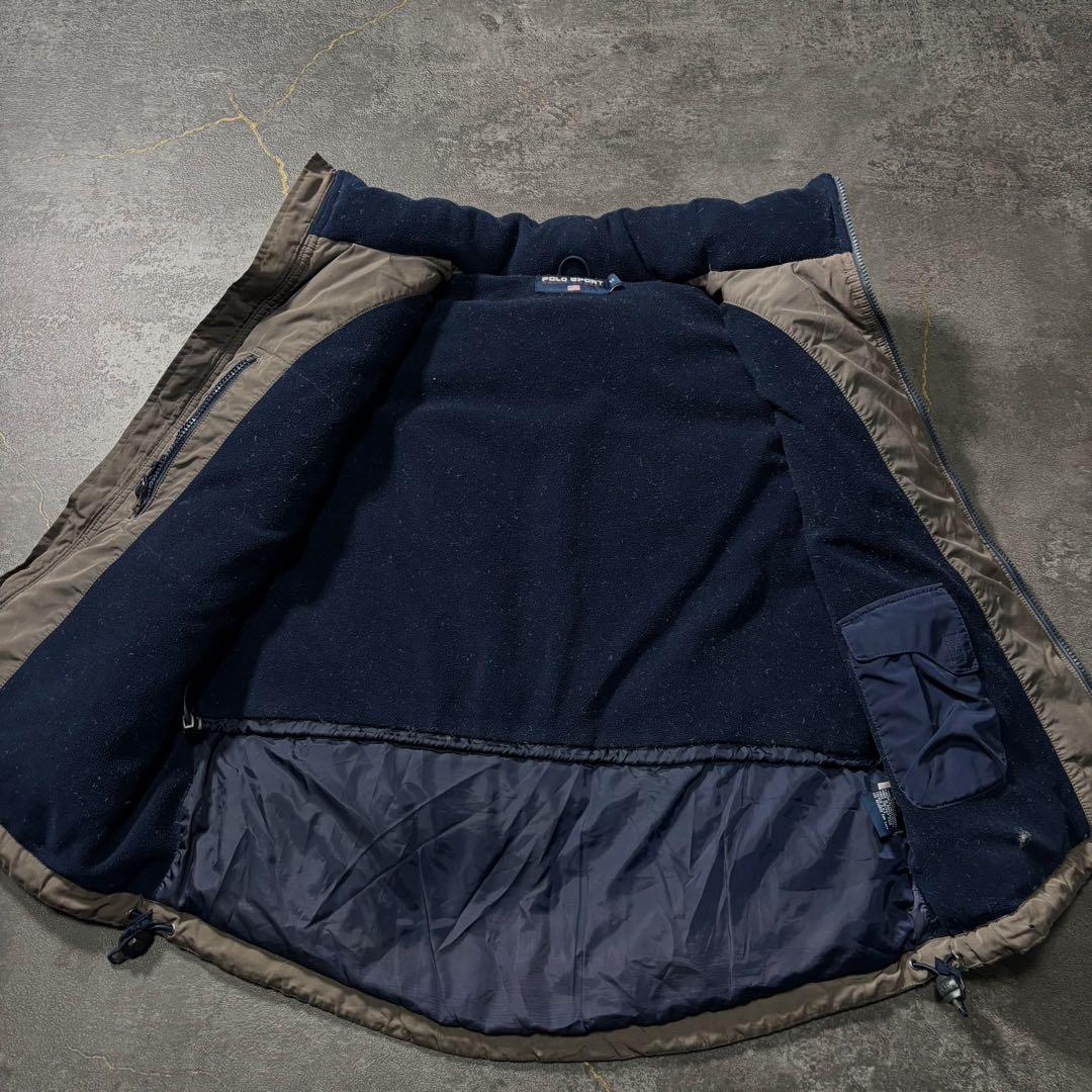 しん90s POLO SPORTポロスポーツダウンベストグレーラルフローレ