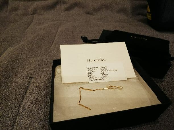 HIROTAKA ヒロタカ　パールピアス（片耳用）