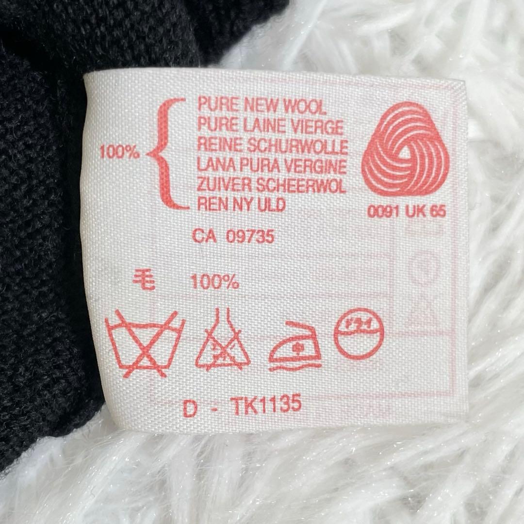 【美品】ジョンスメドレー　タートルネックニット・セーター・ウール・MED・M