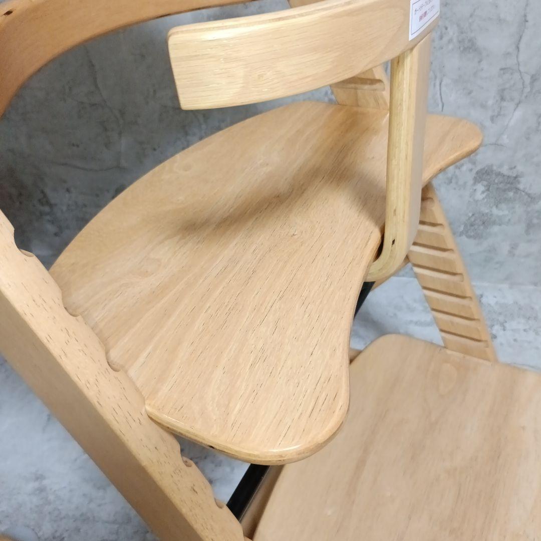 【美品】大和屋 すくすくチェア イーエヌ テーブル&ガード ナチュラル