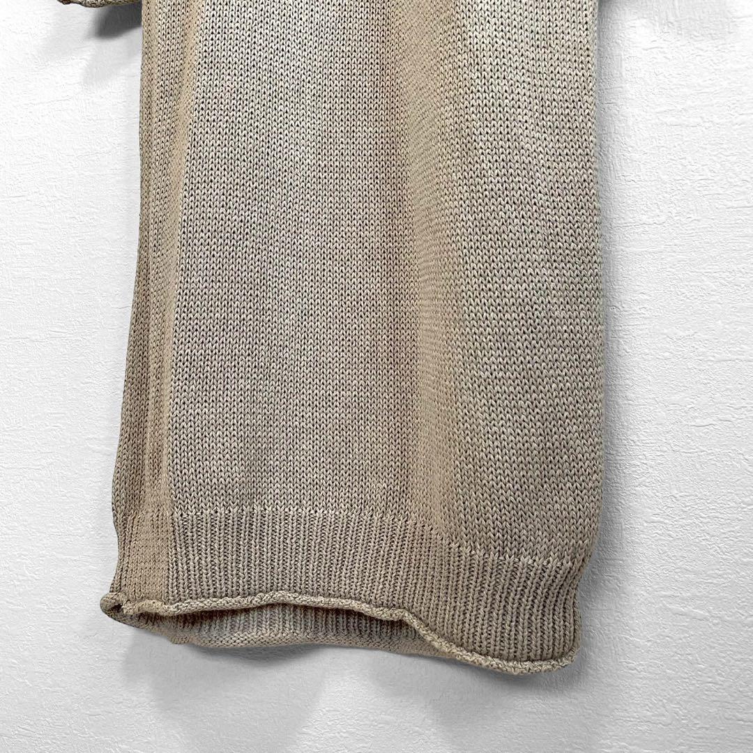 エトレトウキョウETRE TOKYO ロールエンドローゲージニットワンピース