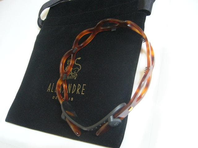 完売！新品✨アレクサンドルドゥパリ●カチューシャ/保存袋＋キーパー付き