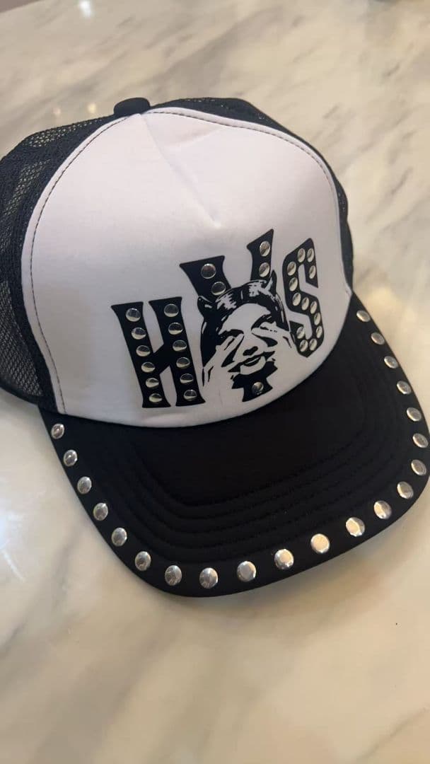 【新品未使用】ヒステリックグラマー　スタッズメッシュキャップ #010