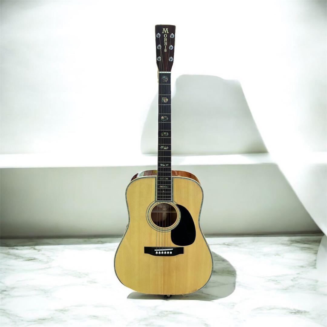ま*ち様 MORRIS アコースティックギター　W-39M ナチュラル　ハードケ
