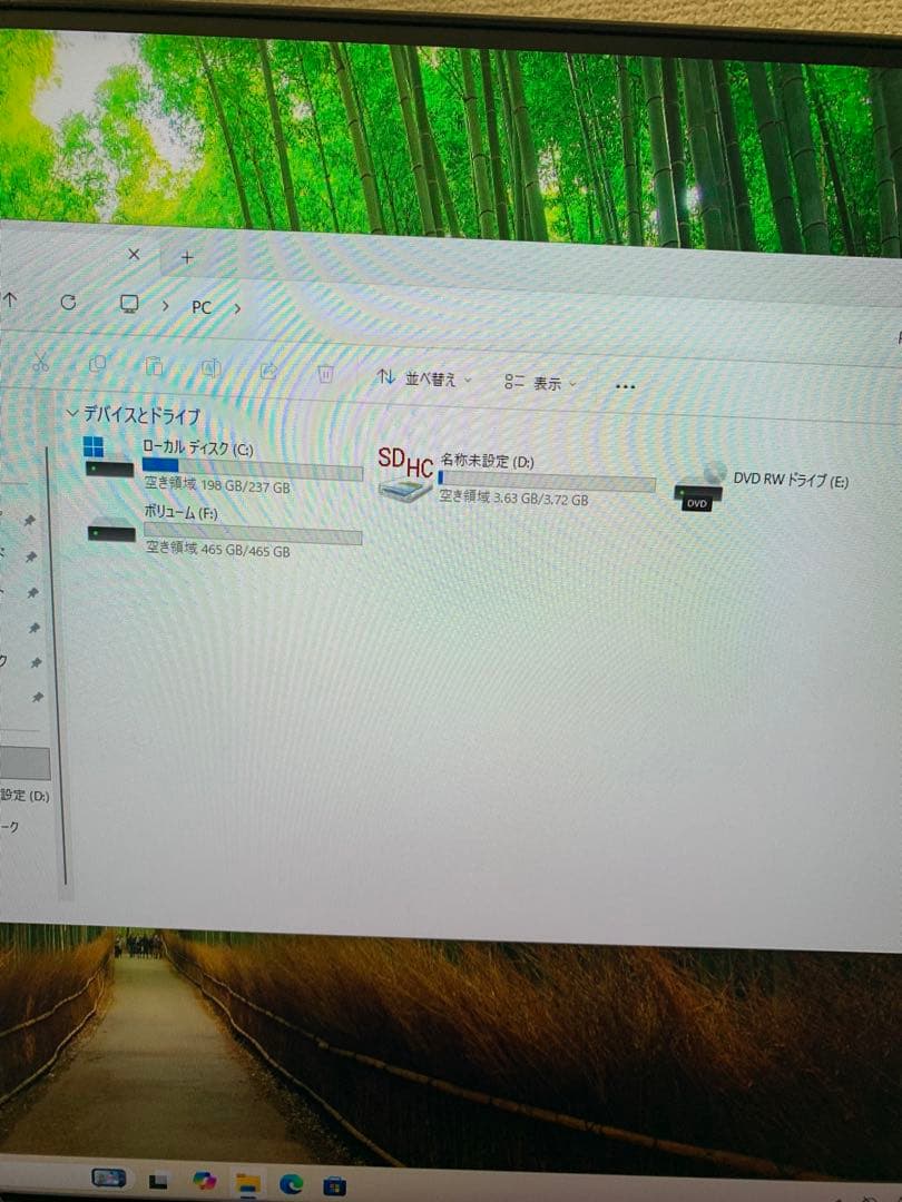 コンパクトPC Lenovo 90J0/Win11/M.2SSD/メモリ8GB！