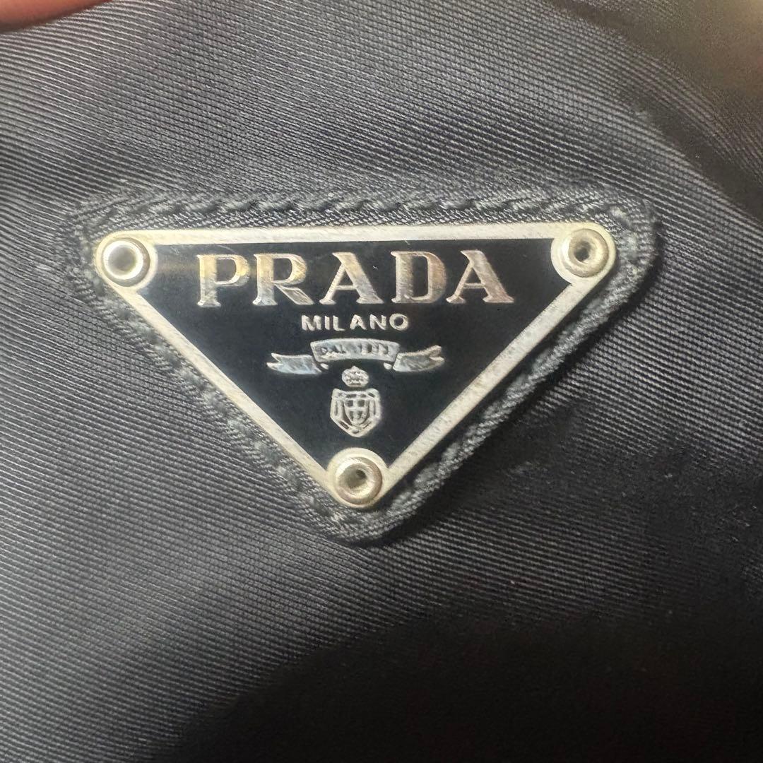 041 美品 PRADA サコッシュ ショルダーバッグ 斜めがけ 黒 iq5