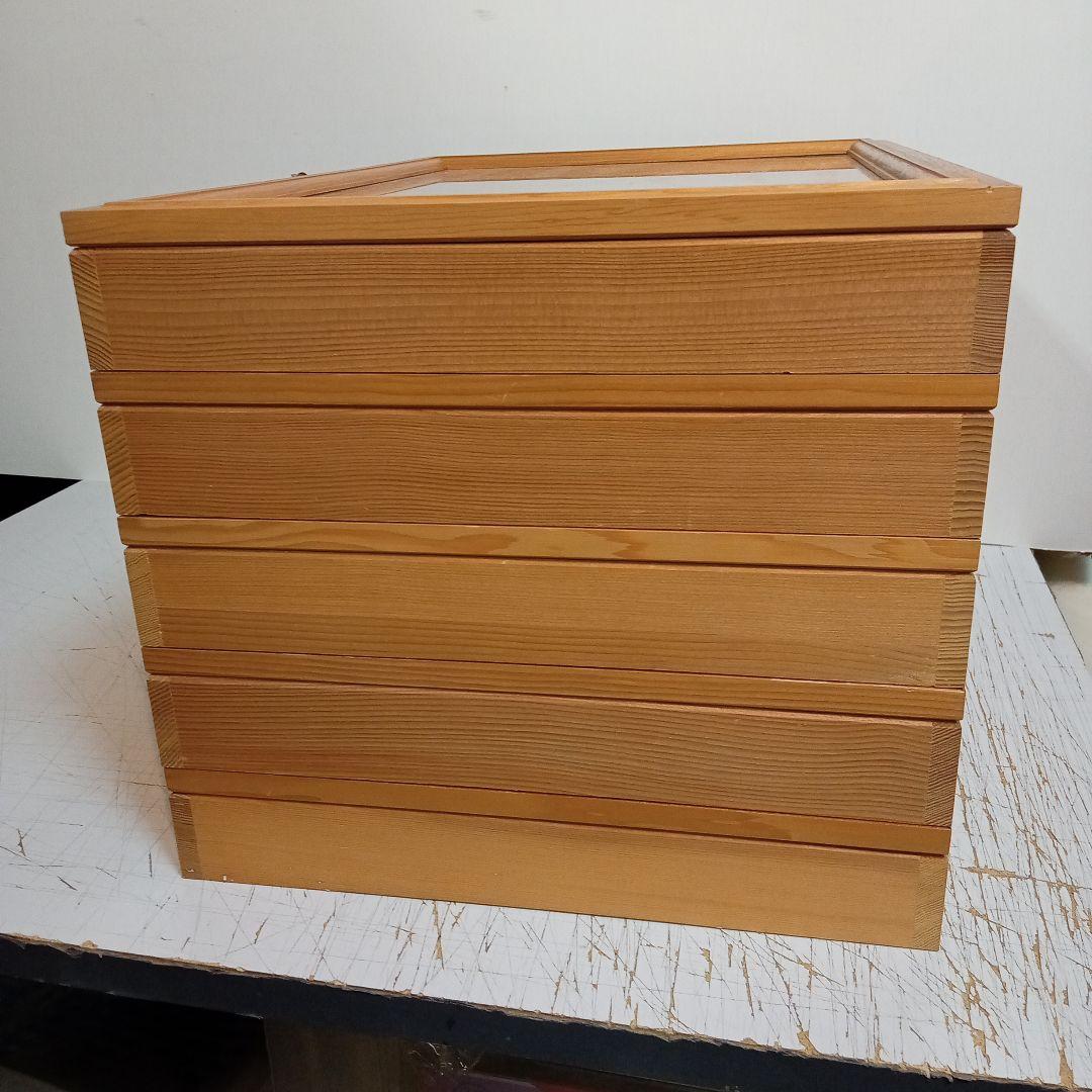 木製昆虫標本箱　５個セット