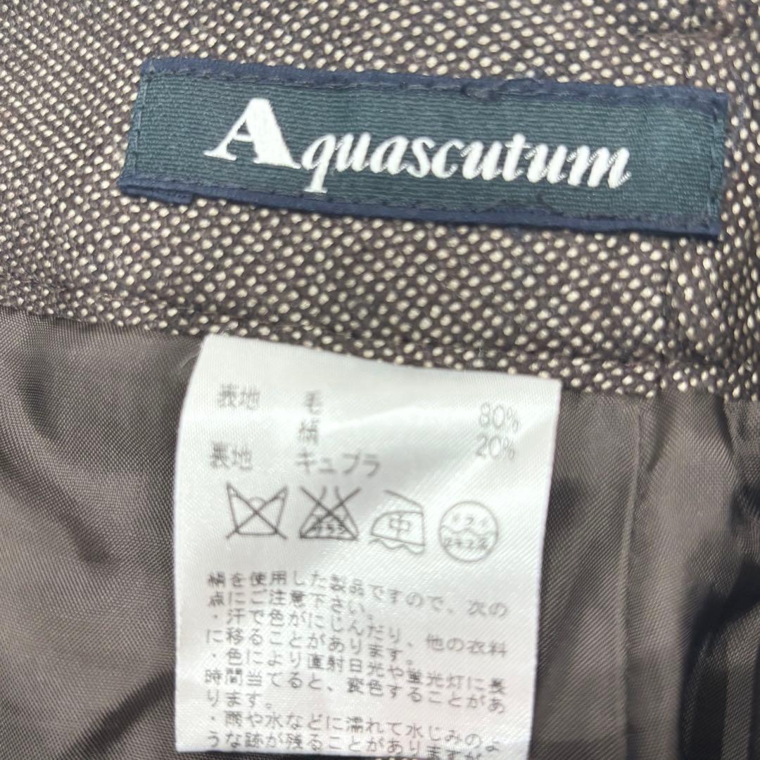 新品　未使用　アクアスキュータム　ロロピアーナ　パンツスーツ　絹