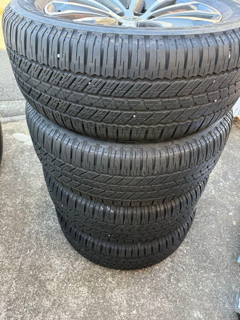 送料込みプラド150後期　純正19インチホイール4本セット