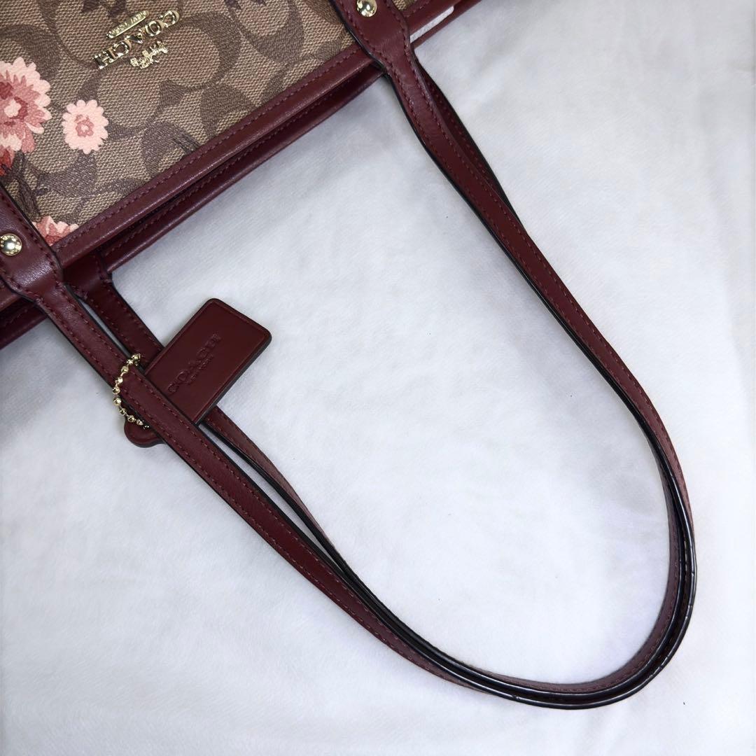 【極美品】コーチ 78279 リバーシブル シグネチャー トートバッグ レザー